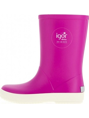 Igor Splash Nautico Çizme 0 Çizme W10107 Su Geçirmez Fuşya Renkli Kız Çocuk Ayakkabısı
