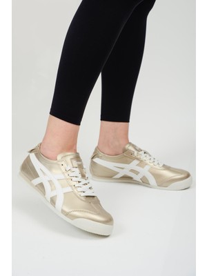 Etayger E-2004 Altın Beyaz Kadın Sneaker Spor Ayakkabı