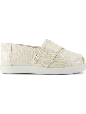 Kız Çocuk Espadril / Keten 10022124 10022109 Toms Alpargata Classic Iridescent Leopard