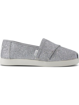 Kız Çocuk Espadril / Keten 10022057 10022068 Toms Alpargata Classic Iridescent Glimmer