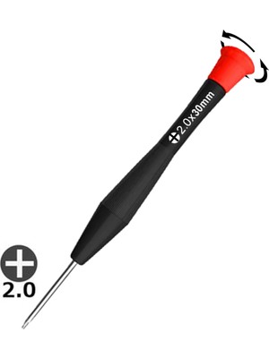 JustQuality Mini Yıldız Tornavida Metal Malzeme ile Küçük Vidalar İçin Tek Parça Ergonomik Tasarım