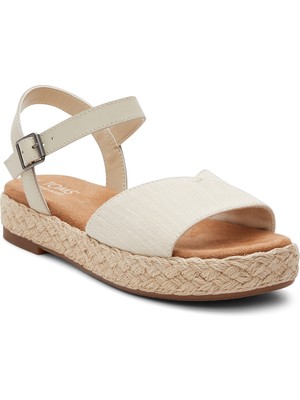 Kadın Sandalet 10020814 10020768 Toms Abby Slubby Woven/leather