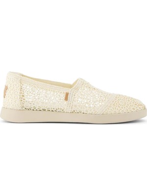 Kadın Espadril / Keten 10021549 10021570 Toms Alpargata Plus Moroccan Crochet
