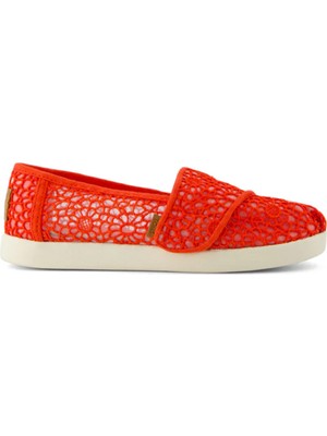 Kız Çocuk Espadril / Keten 10022059 10022092 Toms Alpargata Classic Moroccan Crochet