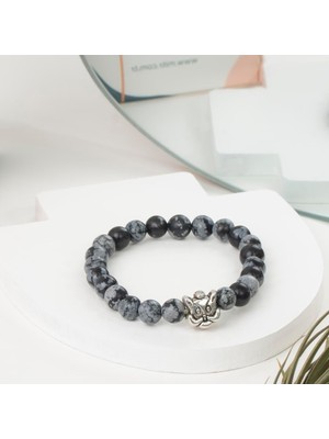 Obsidyen Doğal Taş Bileklik