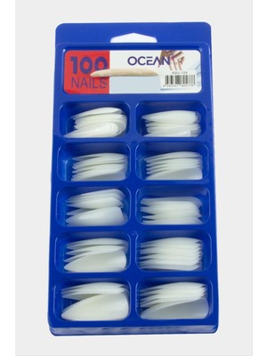 Ds-Derin Ocean Takma Tırnak 100 Adet-Krem