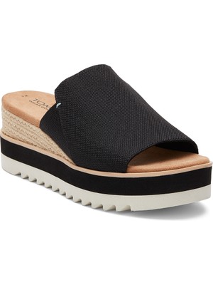 Kadın Terlik 10019736 10019756 Toms Diana Mule  Wedge Heavy Canvas