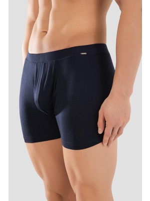 Erkek Mikro Modal Elestan Basic Boxer 1402 Lacivert