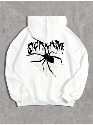 Unisex Scream Baskılı Oversize Sweatshirt