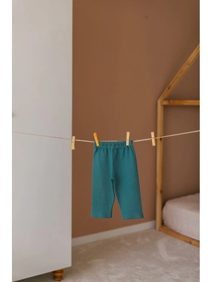Premium %100 Pamuklu Bebek 2li Tayt Bebek Pantolon