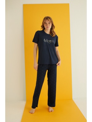 Milla Pamuklu Bayan Pijama Takımı