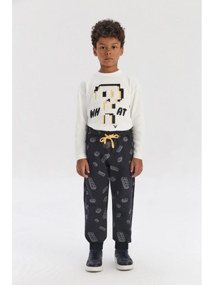 Bg Store Erkek Çocuk Desenli Eşofman Altı