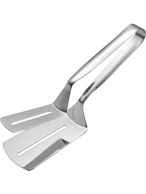 Çelik 23 cm Balık Biftek Maşası Et Servis Kepçesi Kaşığı CIN875X