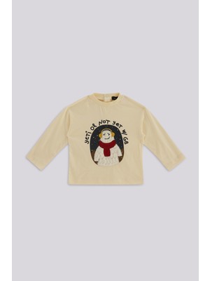 GB Baby Bg Store Erkek Bebek Ekru Tshirt