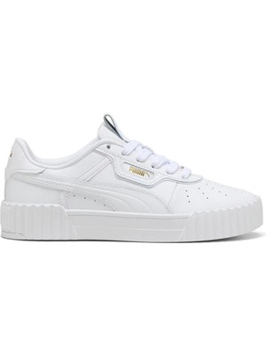 Carina 3.0 Luxe Beyaz Kadın Sneaker – Deri & Sentetik Üst