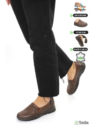 Forelli Kadın Hakiki Deri Düz Taban Ortopedik Günlük Ayakkabı F5KZ/CM29415