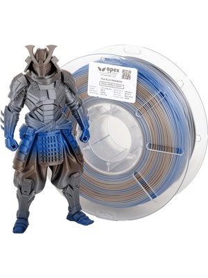 APEX3D Tech Rainbow Pla+ Filament -Metallıc Glory, 1kg, 1.75MM