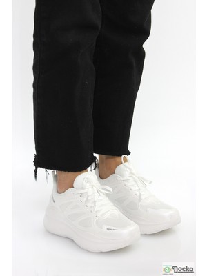 Huıteng Kadın Kalın Taban Yüyüş Özellikli Ortopedik-Anatomik Sneaker Spor Ayakkabı HT5YZ/S21406