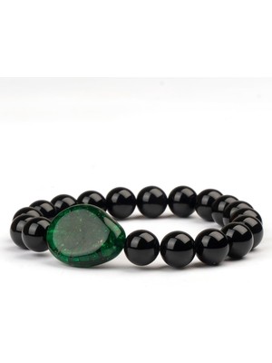 Oniks Doğal Taş Bileklik (8 Mm) – Karanlığın Gücü