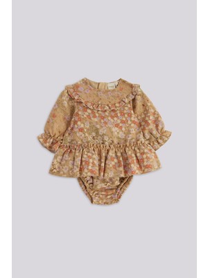 Layette BG Store Kız Bebek Desenli Elbise