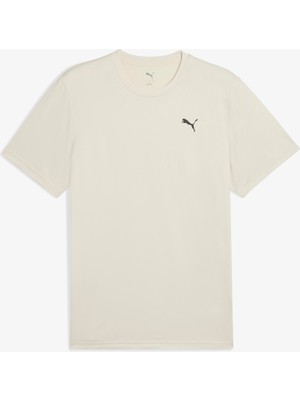 Puma Tad Ess Solid Cat Lc Erkek Krem Antrenman T-Shirt.87