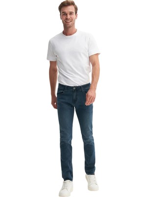 Parker Normal Bel Extra Slim Fit Dar Paça Jean PANTOLON-03580