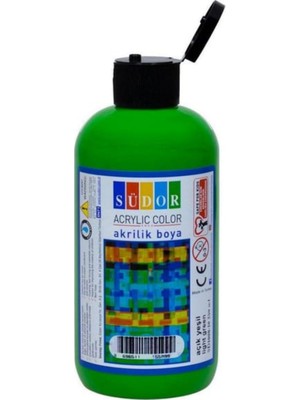 250 gr Açık Yeşil Akrilik Boya Südor 1 Adet