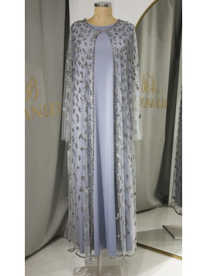Perla 2'li Takım Taşlı Abaya