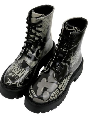 Kadın Vegan Deri Siyah Uzun Bot - Catch The Moment Tasarım