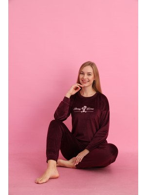 Fransız Kadifesi Kadın Pijama Takımı – Always Forever Modeli