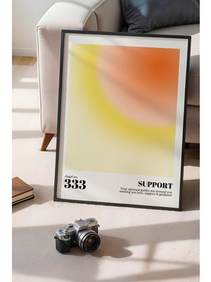 Aura Serisi Siyah Çerçeveli Poster, Tablo No:1