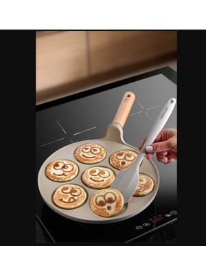 Mutfak Fika Pancake Tavası 26 cm - Bej
