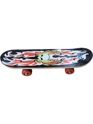 Can Sport 44 cm Desenli Küçük Kaykay BSK-1705-KIRMIZI