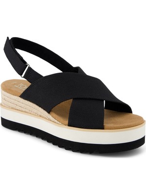 Kadın Sandalet 10021151 10021152 Toms Diana Crossover Heavy Canvas