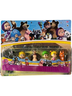 Kids Oyuncak Maşa Ile Koca Ayı 6lı Figür 2406