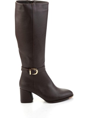 Kahve  Kadın Çizme K03824255909