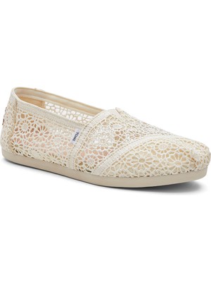 Kadın Espadril / Keten 10016241 10016254 10021935 Toms Alpargata Classic Moroccan Crochet
