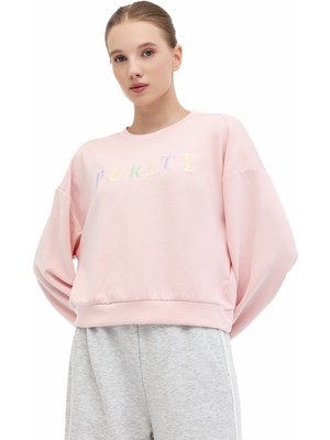 Lumberjack Wl Kunt Yog1-10 5pr Pembe Kadın Sweatshirt