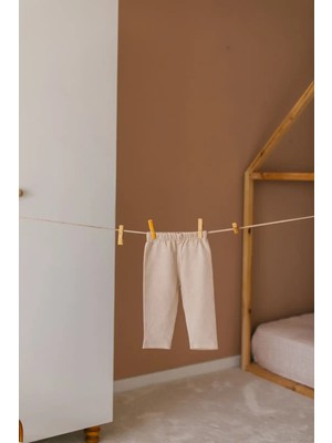 Premium %100 Pamuklu Bebek 2li Tayt Bebek Pantolon