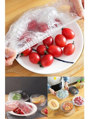 100’LÜ Lastikli Gıda Bonesi – Tencere ve Tabak Koruyucu, Pratik Çok Amaçlı Kapak