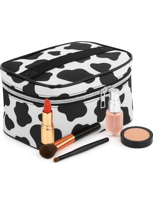 NS Reliable Captain Seyahat Makyaj Organizeri Çok Fonksiyonlu Kozmetik Çantası Kumaş - 200 Dalmaçya Desenli