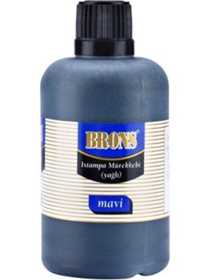 Istampa Mürekkebi Yağlı 500 cc Mavi BR-321