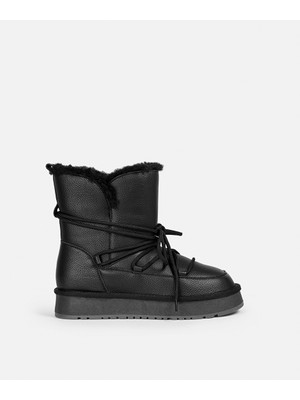 %100 Deri Suni Kürklü Bot IW6250034014001