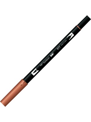 Supertrend Dual Brush Pen Grafik Çizim Kalemi 977 Saddle Brown