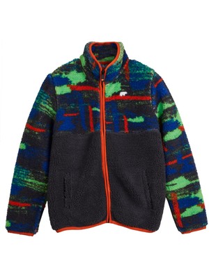 Vernon Asfalt Çocuk Full-Zip Polar Sweatshirt