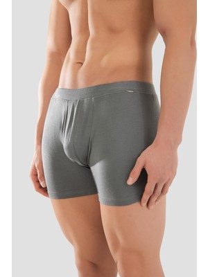 Erkek Mikro Modal Elestan Basic Boxer 1402 Antrasıt