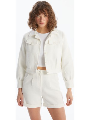 Lc Waikiki Yeni Sezon Tüvit Kadın Gömlek Ceket