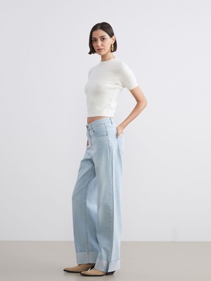 Lc Waikiki Yeni Sezon Straight Fit Kadın Jean Pantolon