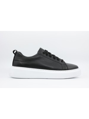 Benim Markam Bm Galata %100 Deri Erkek Sneaker Siyah