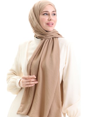 Pamuklu Soft Şal 70283-14 Sütlü Kahve